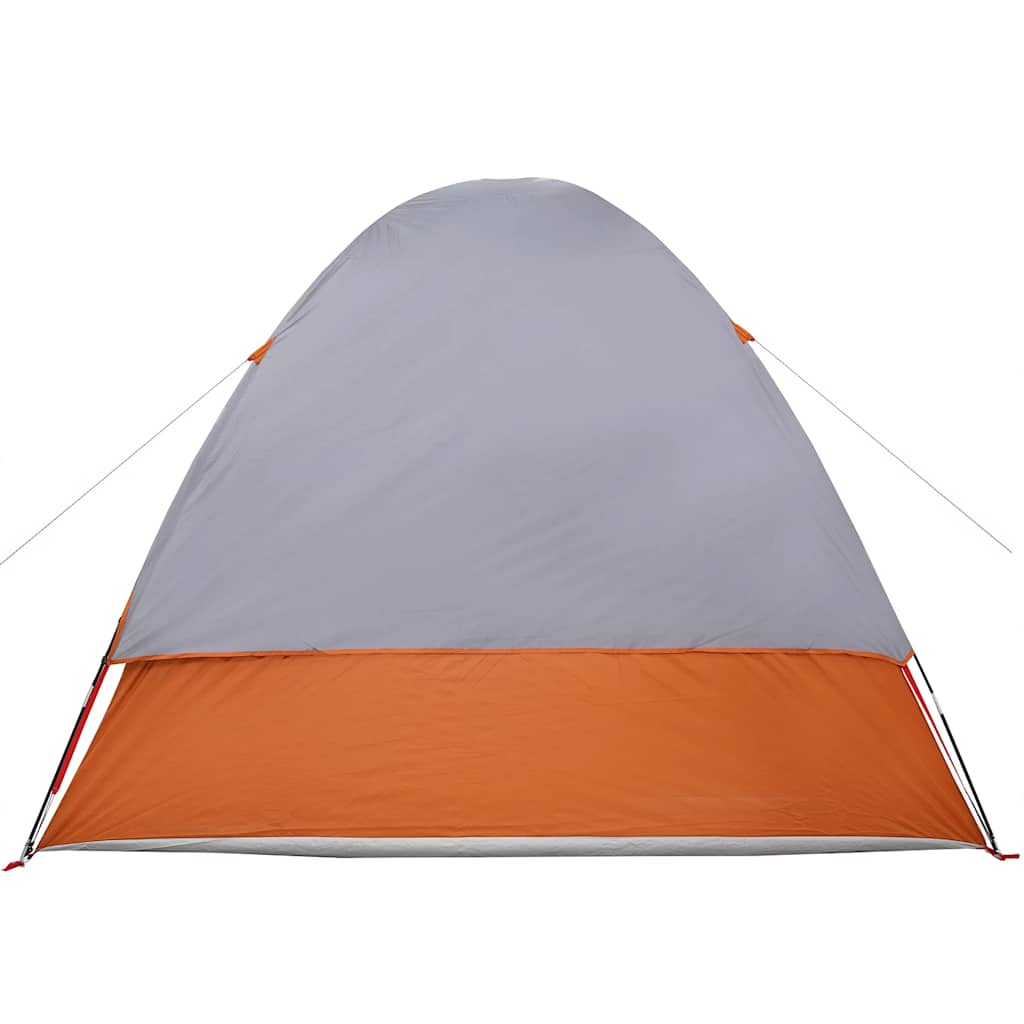 Car Tent 4-Person Grey and Orange Waterproof