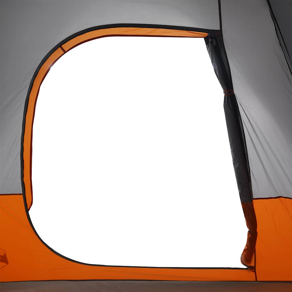 Car Tent 4-Person Grey and Orange Waterproof