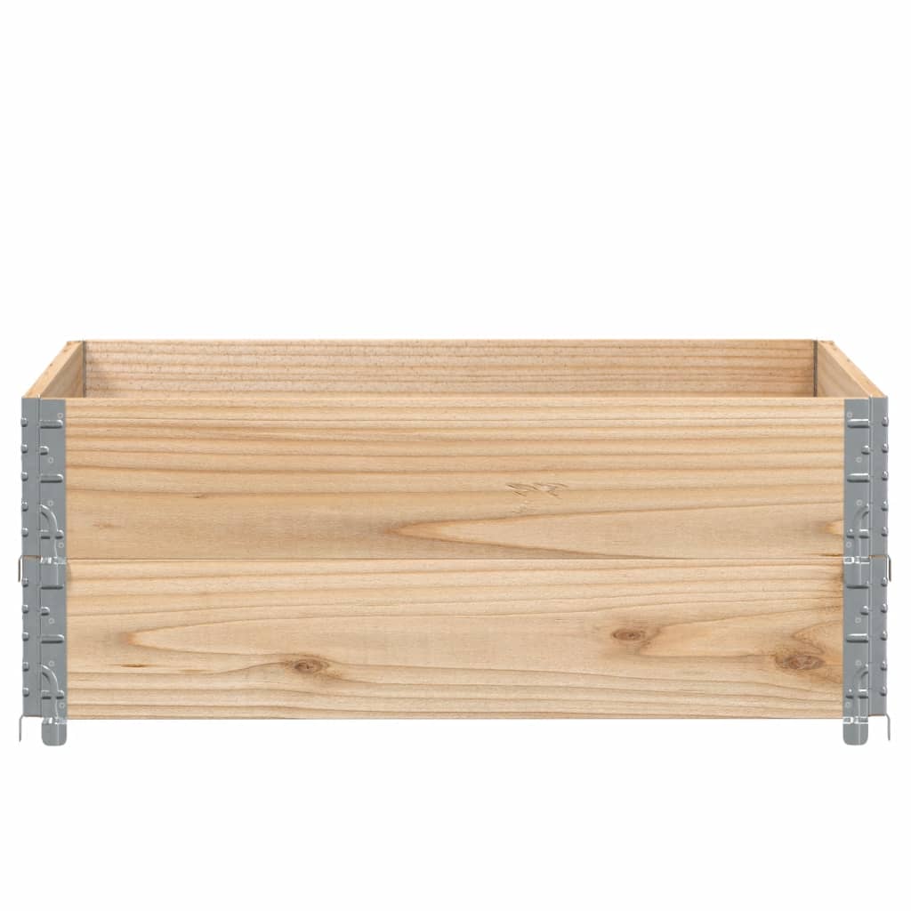 Garden Planter 100x100 cm Solid Wood Pine
