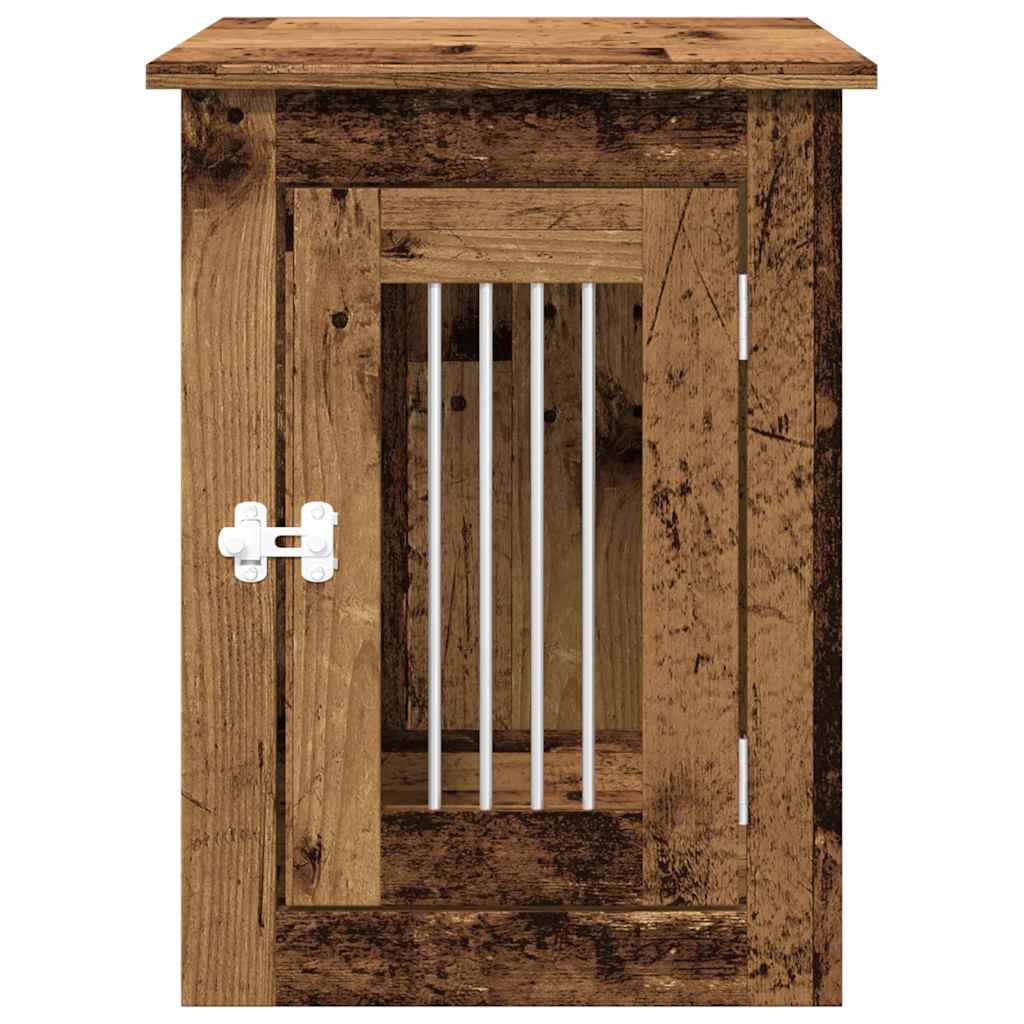 Dog Crate Furniture Old Wood 45x62x59 cm Engineered Wood