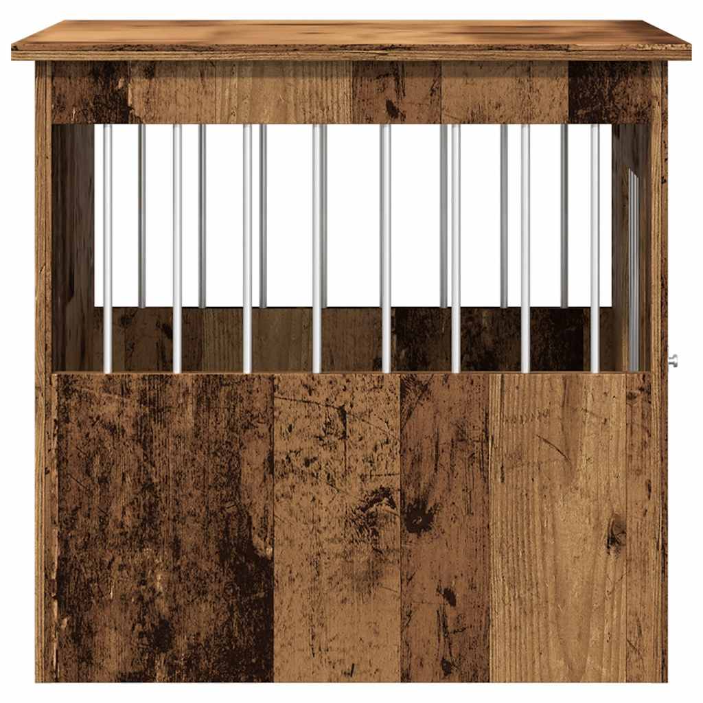 Dog Crate Furniture Old Wood 45x62x59 cm Engineered Wood