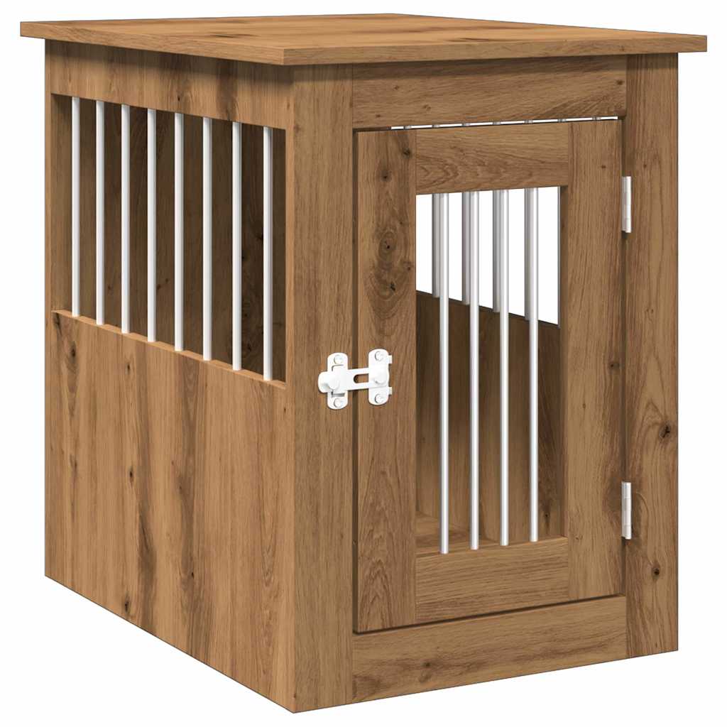 Dog Crate Furniture Artisan Oak 45x62x59 cm Engineered Wood