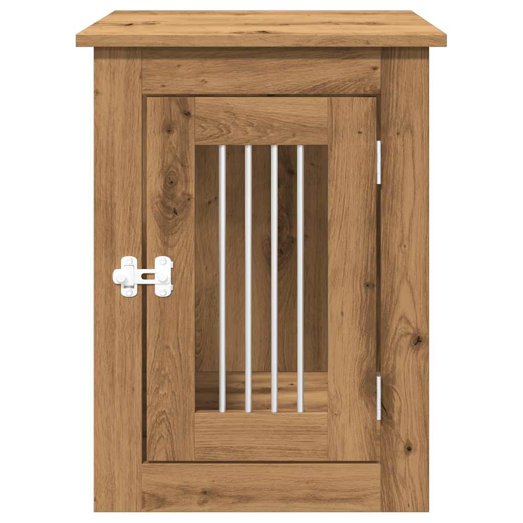 Dog Crate Furniture Artisan Oak 45x62x59 cm Engineered Wood