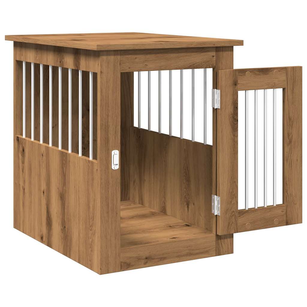 Dog Crate Furniture Artisan Oak 45x62x59 cm Engineered Wood