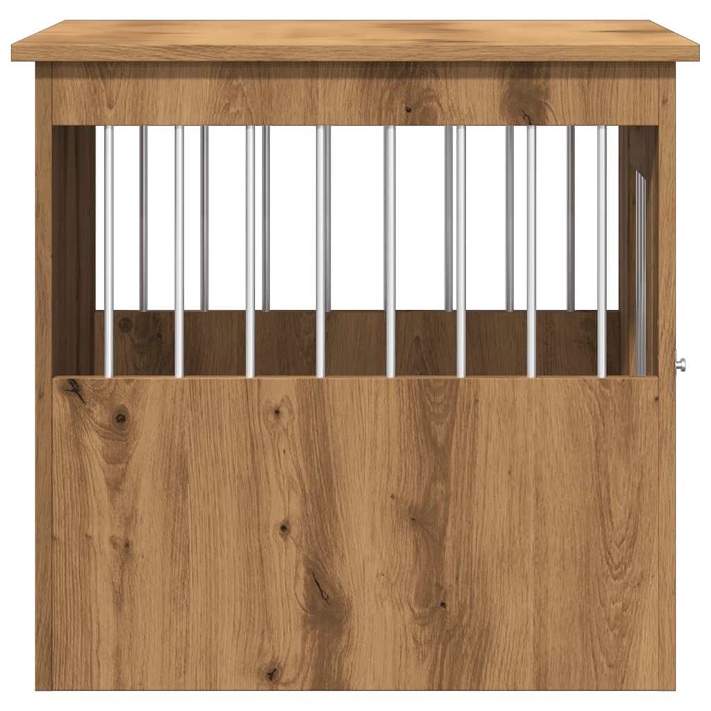 Dog Crate Furniture Artisan Oak 45x62x59 cm Engineered Wood