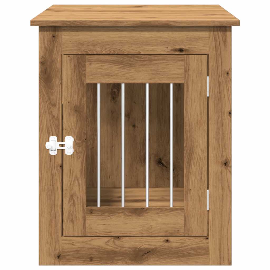 Dog Crate Furniture Artisan Oak 55x75x65 cm Engineered Wood