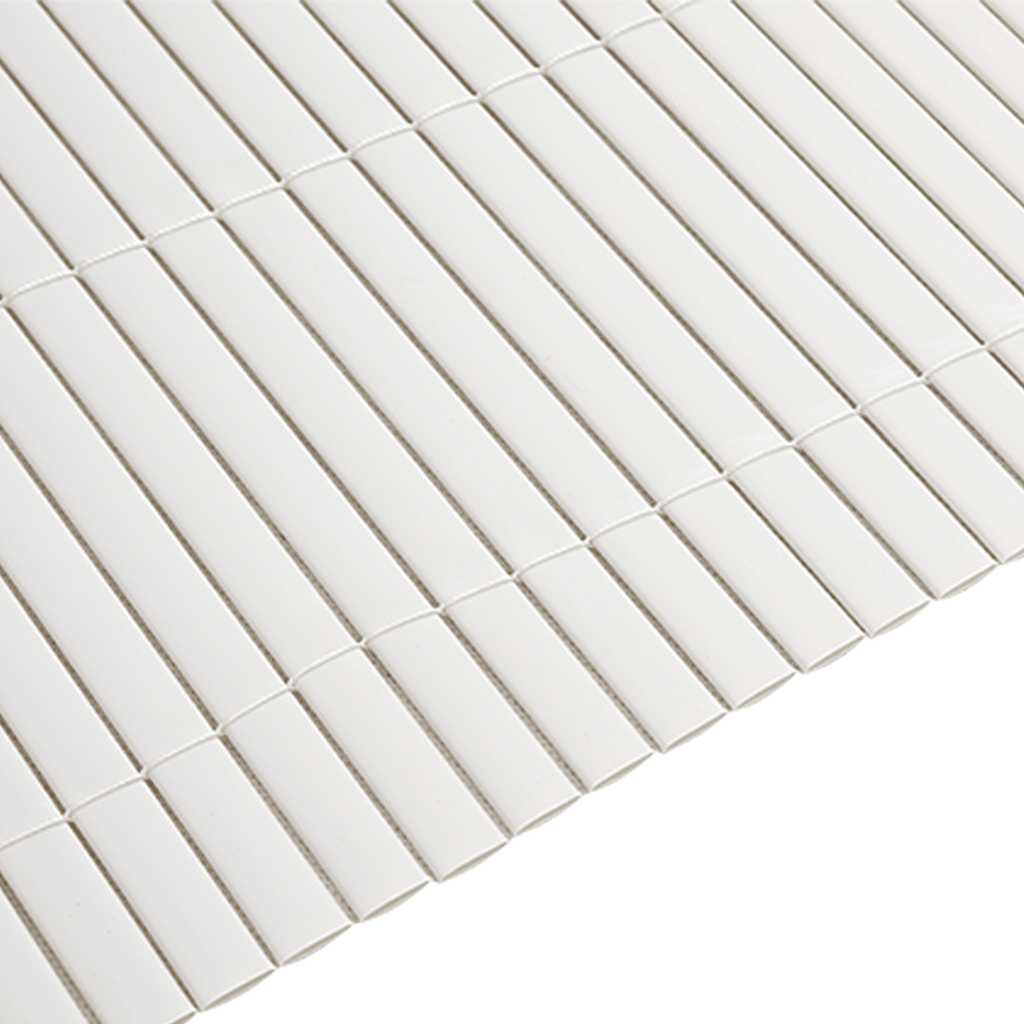 Garden Fence Double-Sided White 1.8x5 m PVC