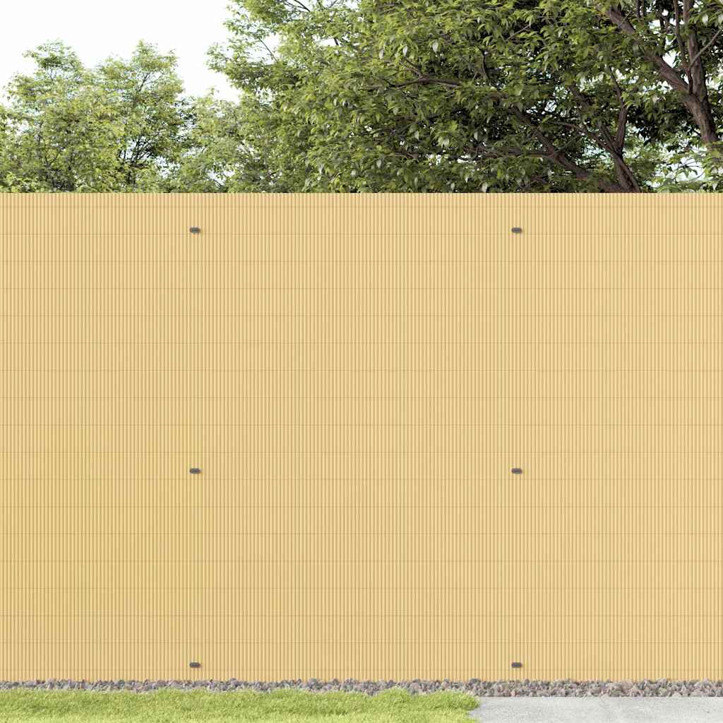 Garden Fence Double-Sided Yellow 1.8x5 m PVC
