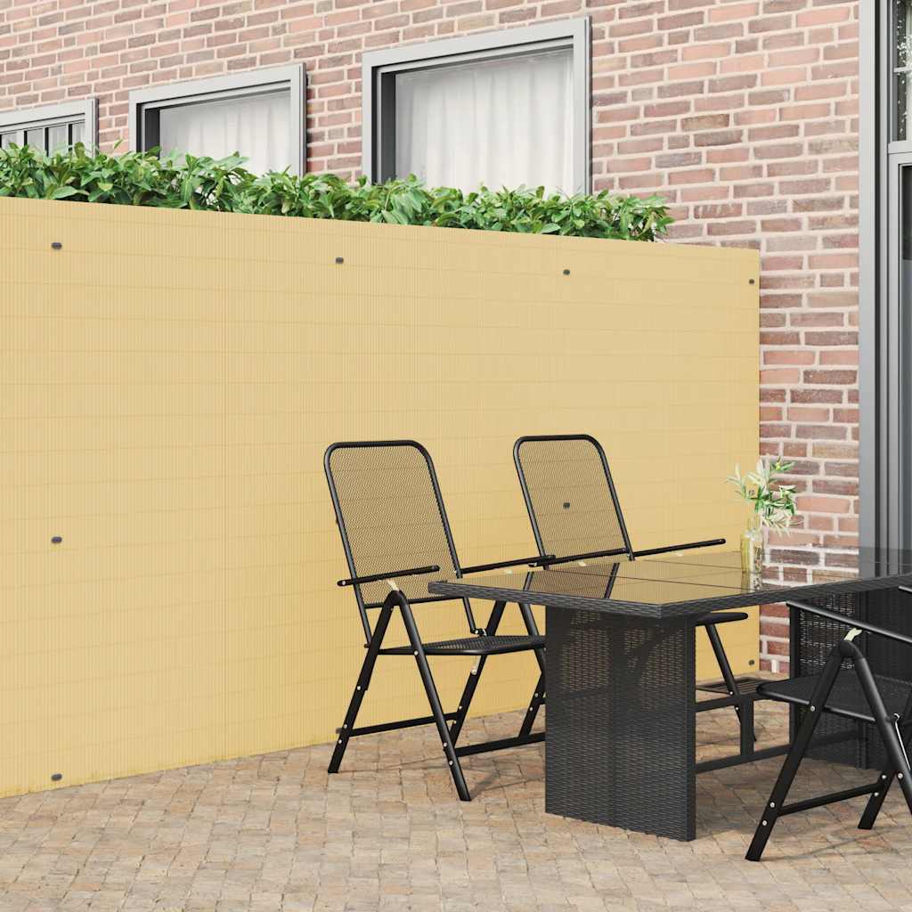 Garden Fence Double-Sided Yellow 1.8x5 m PVC