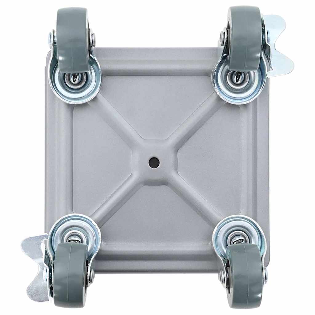 Furniture Rollers 4 pcs with Lifter 13.5x13.5x6 cm Steel 1300 kg