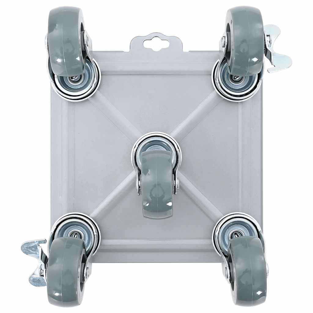 Furniture Rollers 4 pcs with Lifter 17.5x16x7.5 cm Steel 1600 kg