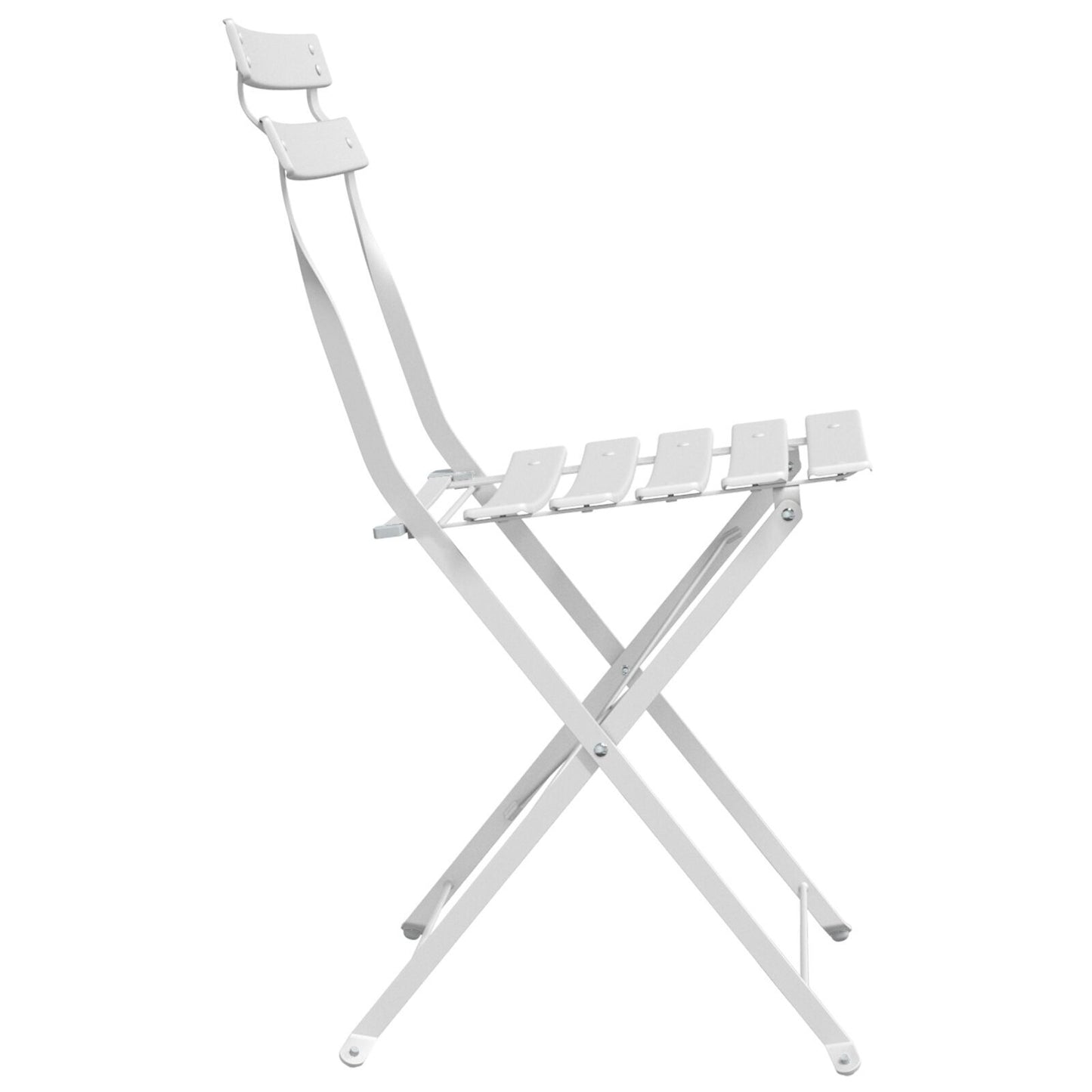 Outdoor Chairs Cool White Metal Standard Foldable Patio Chairs