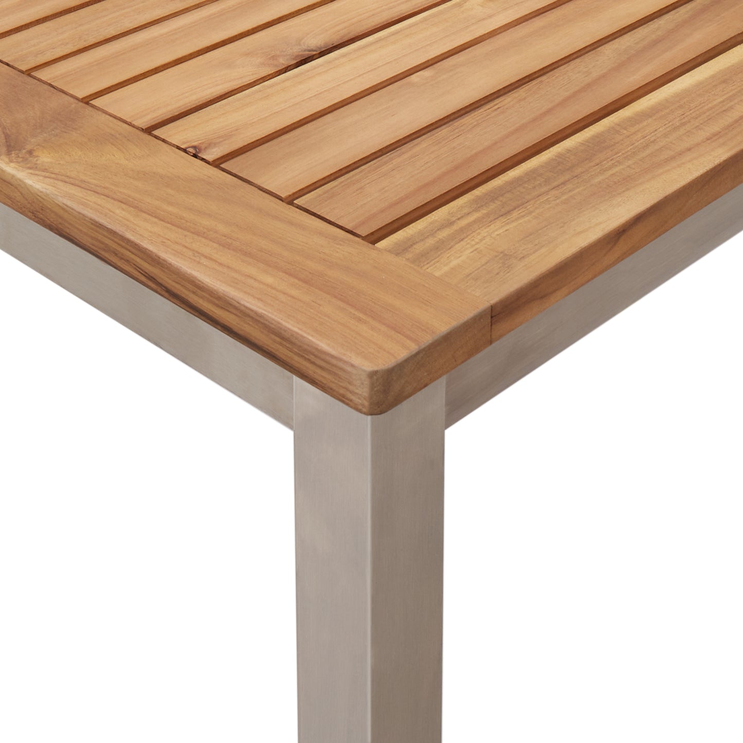 7 Piece Garden Dining Set Solid Wood Teak, vidaXL Outdoor Dining Table 150x90x75 cm Solid Wood Teak, vidaXL Stackable Garden Chairs 2 pcs Solid Wood Teak and Steel, vidaXL Stackable Garden Chairs 4 pcs Solid Wood Teak and Steel