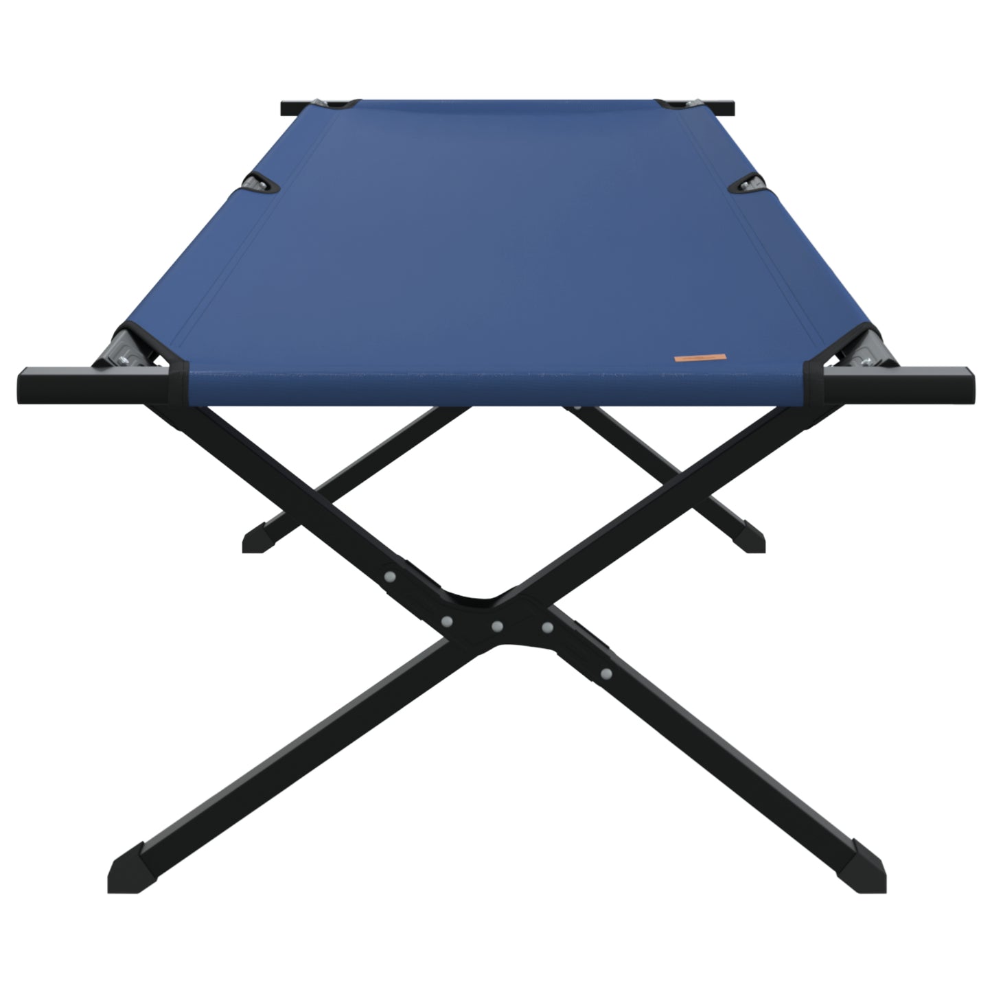 Folding Sun Beds 2 pcs with Carry Bag Blue 600D Oxford Fabric