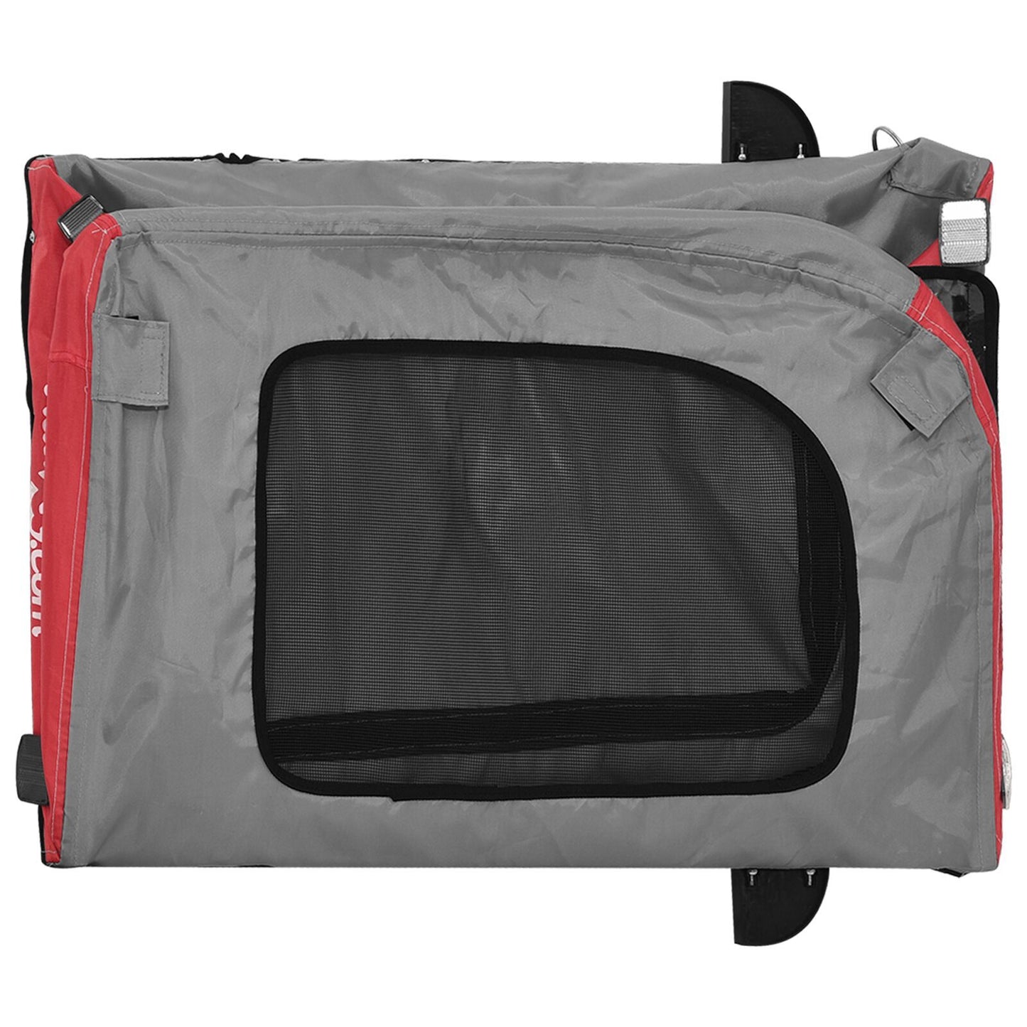 Red Pet Buggy Red Polyester, Metal 124 x 53 x 53 cm Foldable