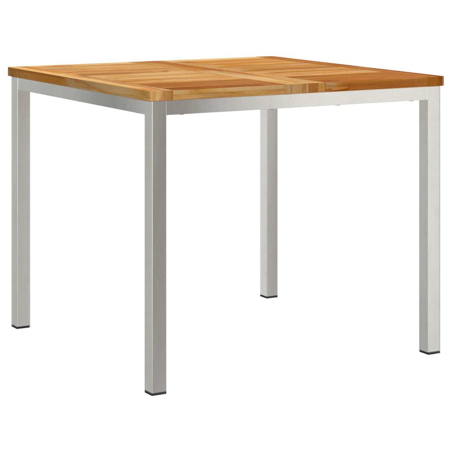 3 Piece Garden Dining Set Solid Wood Teak, vidaXL Outdoor Dining Table 90x90x74.5 cm Solid Wood Teak