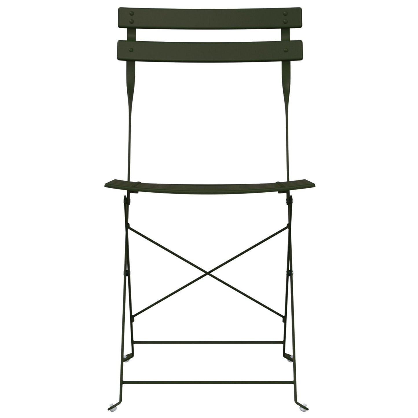 Outdoor Chairs Dark green Metal Medium Foldable Patio Chair