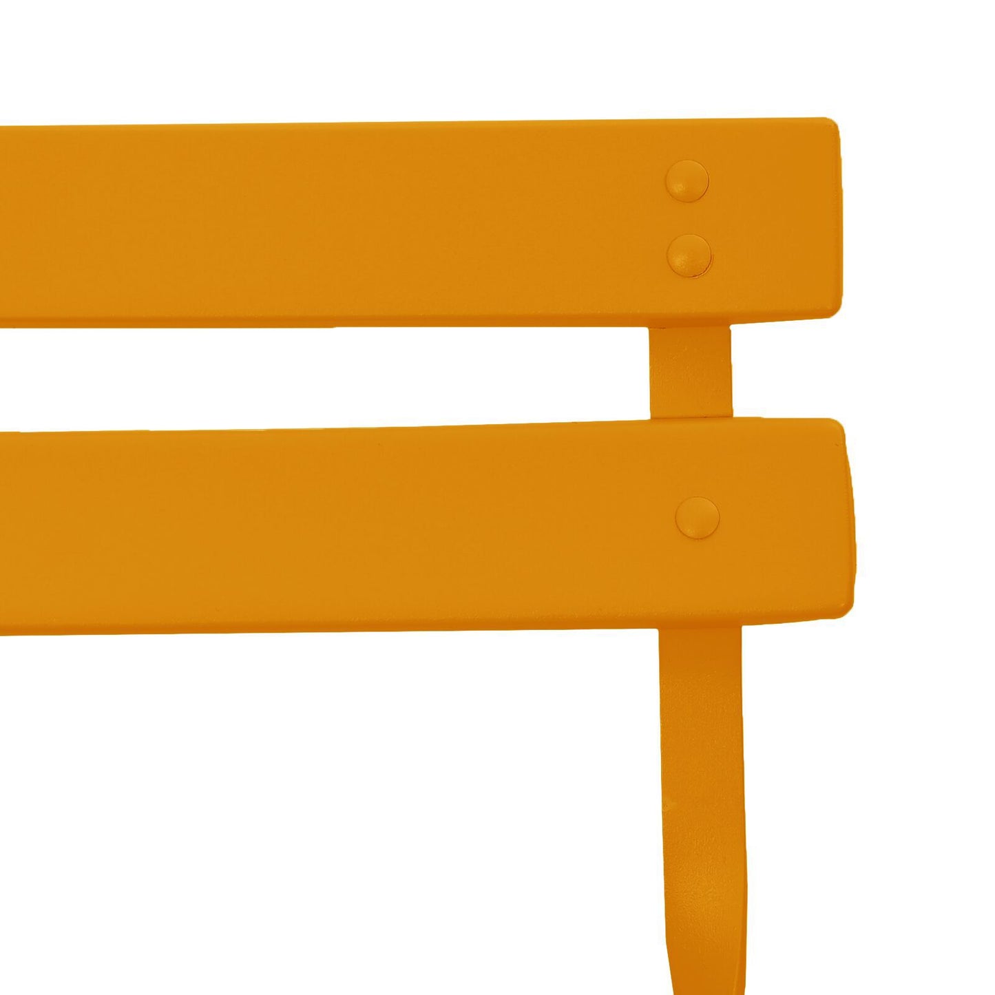 Outdoor Chairs Mustard Metal Compact Foldable Outdoor Chair
