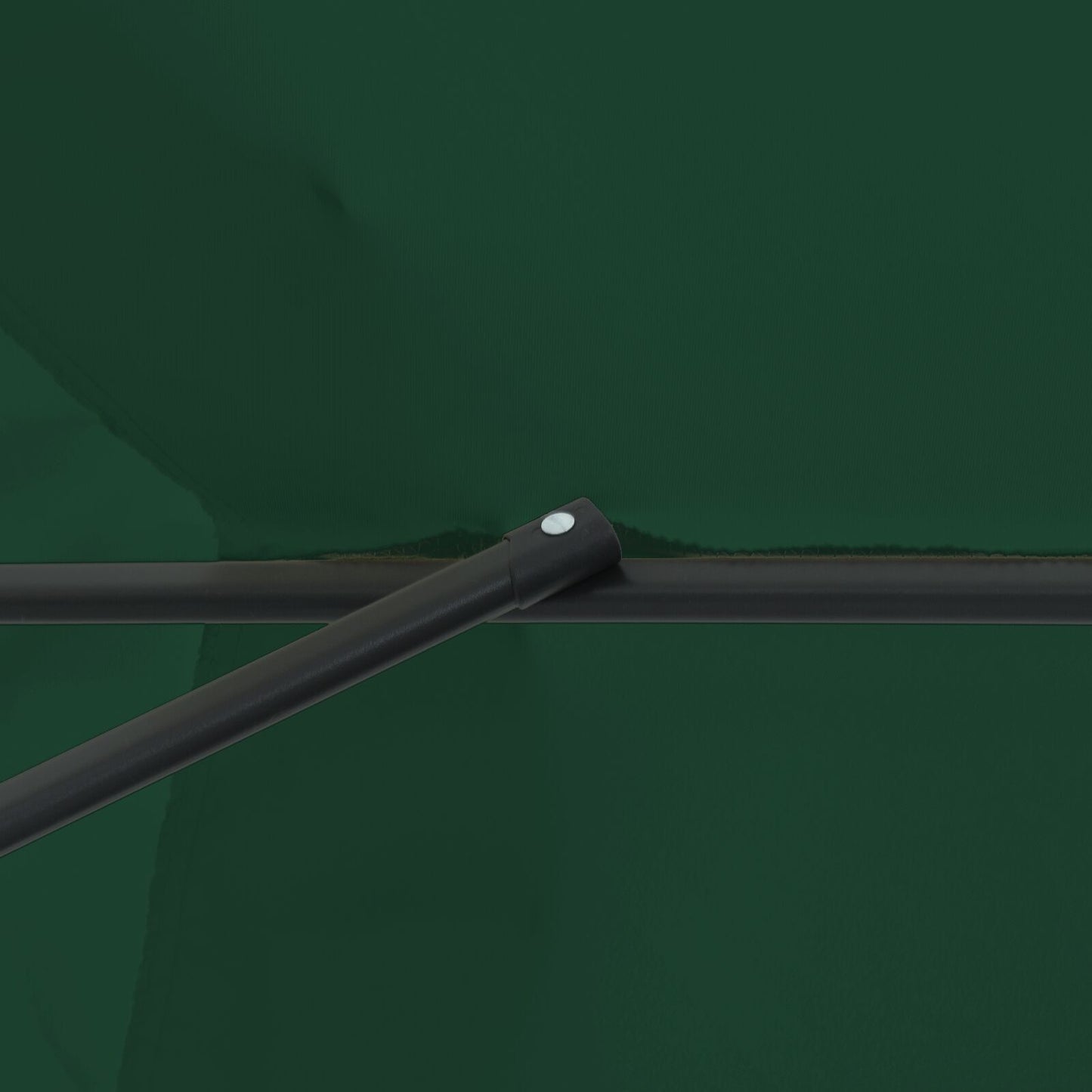 Garden Parasol ø395x245 cm Green