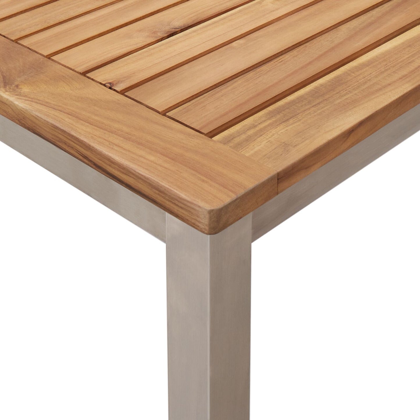 Outdoor Dining Table 150x90x75 cm Solid Wood Teak