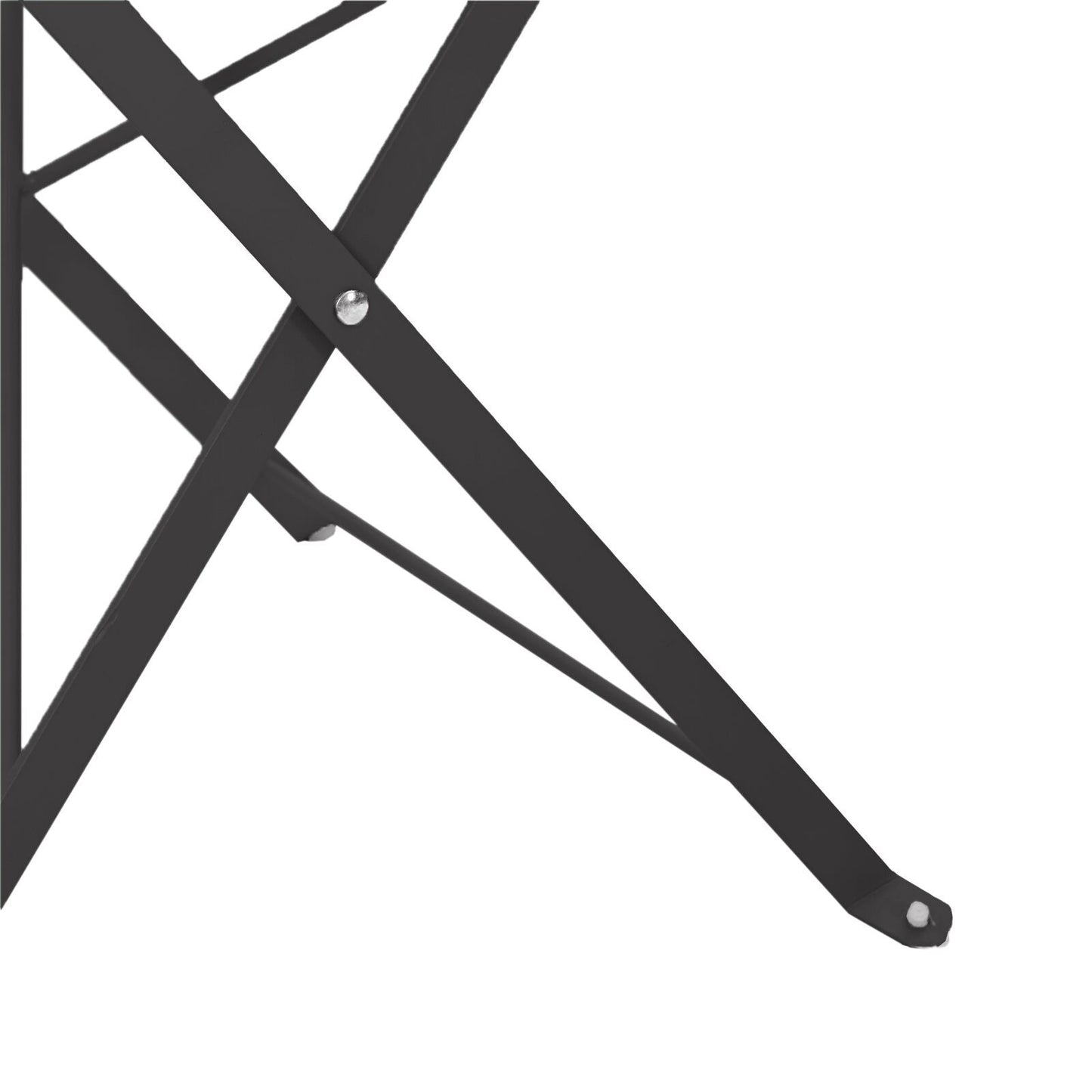 Outdoor Chairs Anthracite Metal Standard Foldable