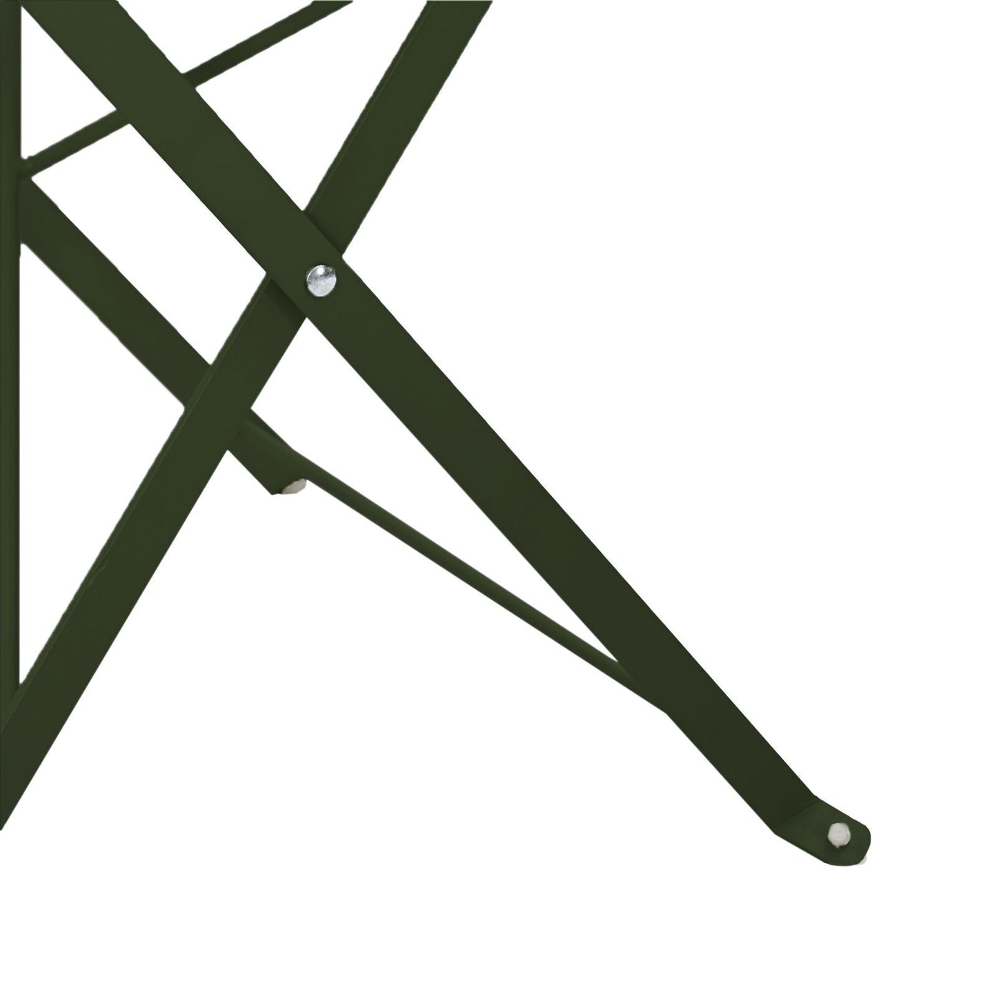 Outdoor Chairs Dark green Metal Medium Foldable Patio Chair