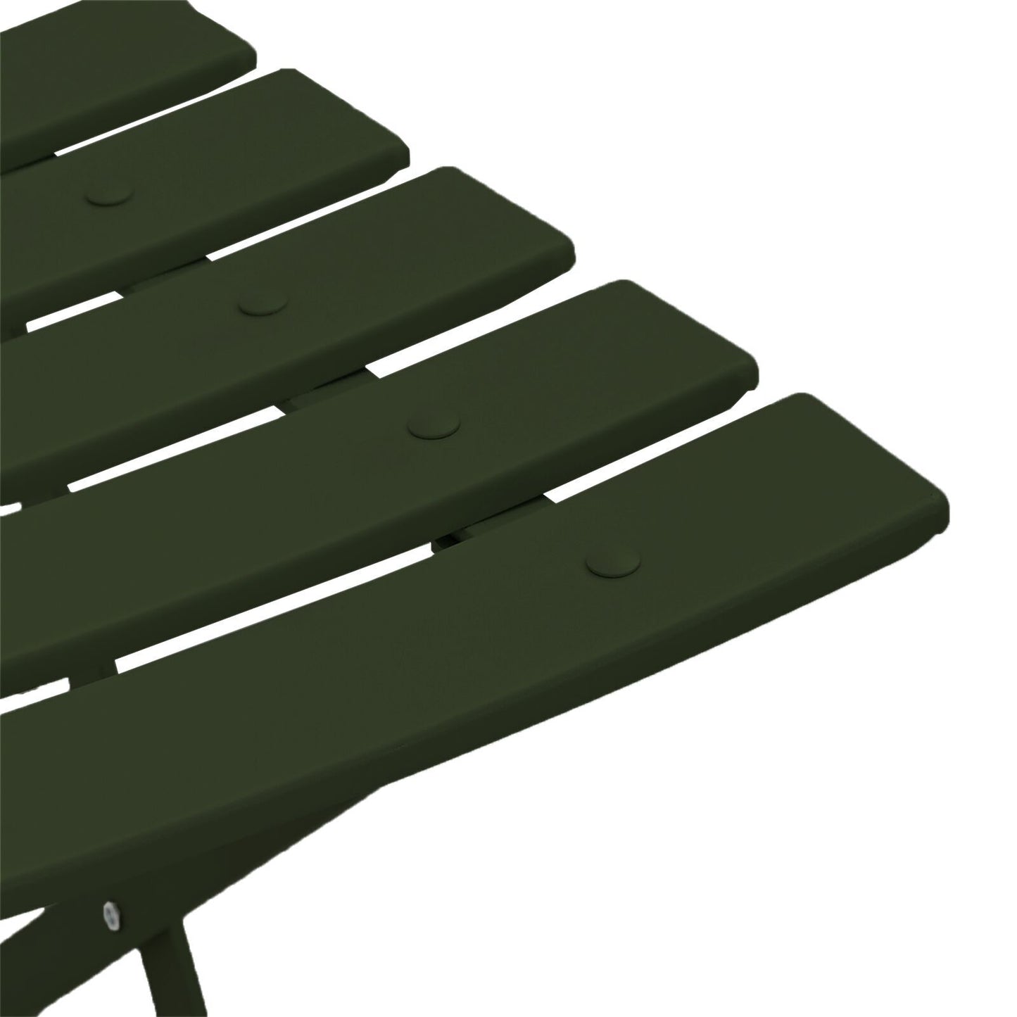 Outdoor Chairs Dark green Metal Medium Foldable Patio Chair