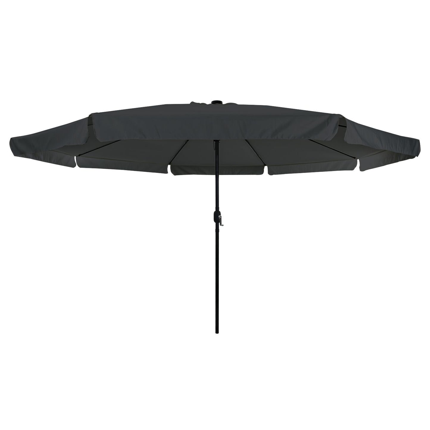 Garden Parasol with LED Lights ø395x245 cm Anthracite