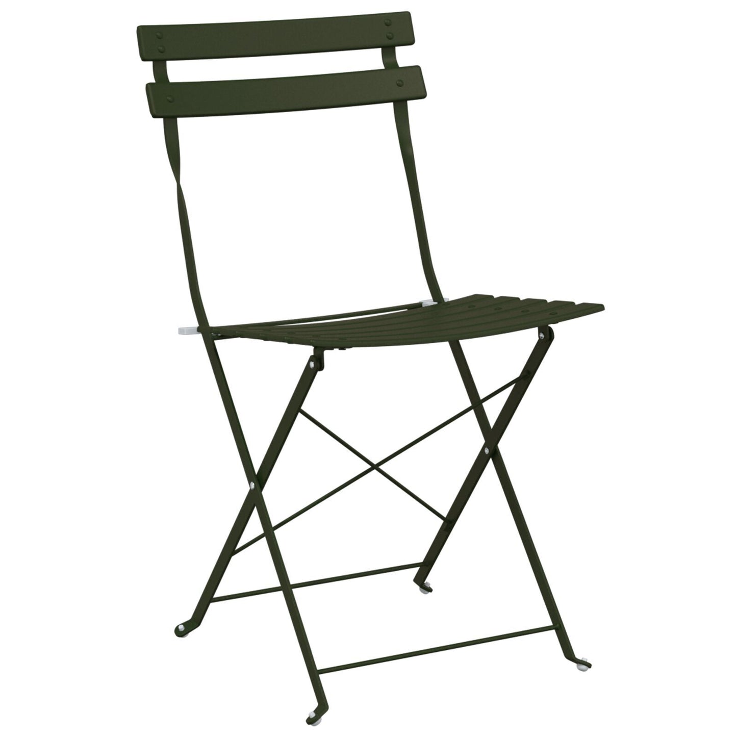 Outdoor Chairs Dark green Metal Medium Foldable Patio Chair