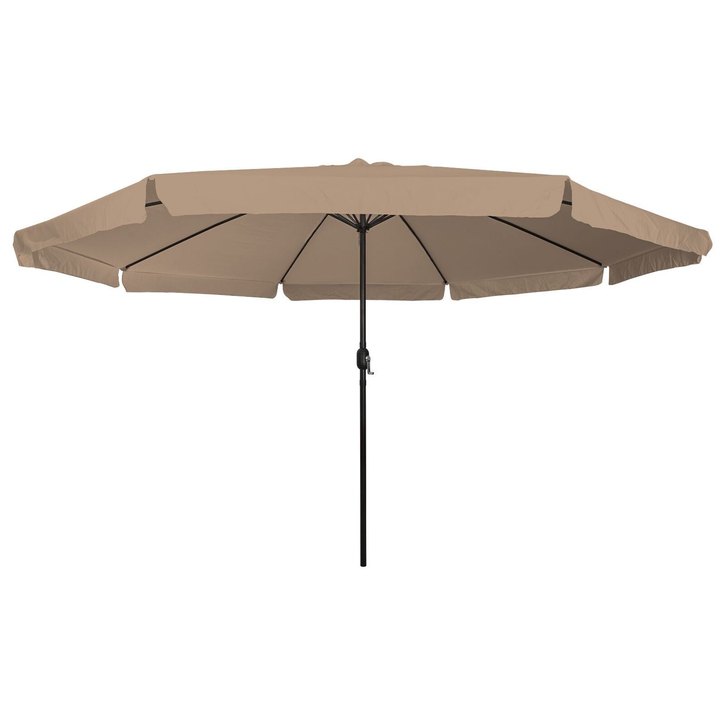 Garden Parasol ø395x245 cm Taupe