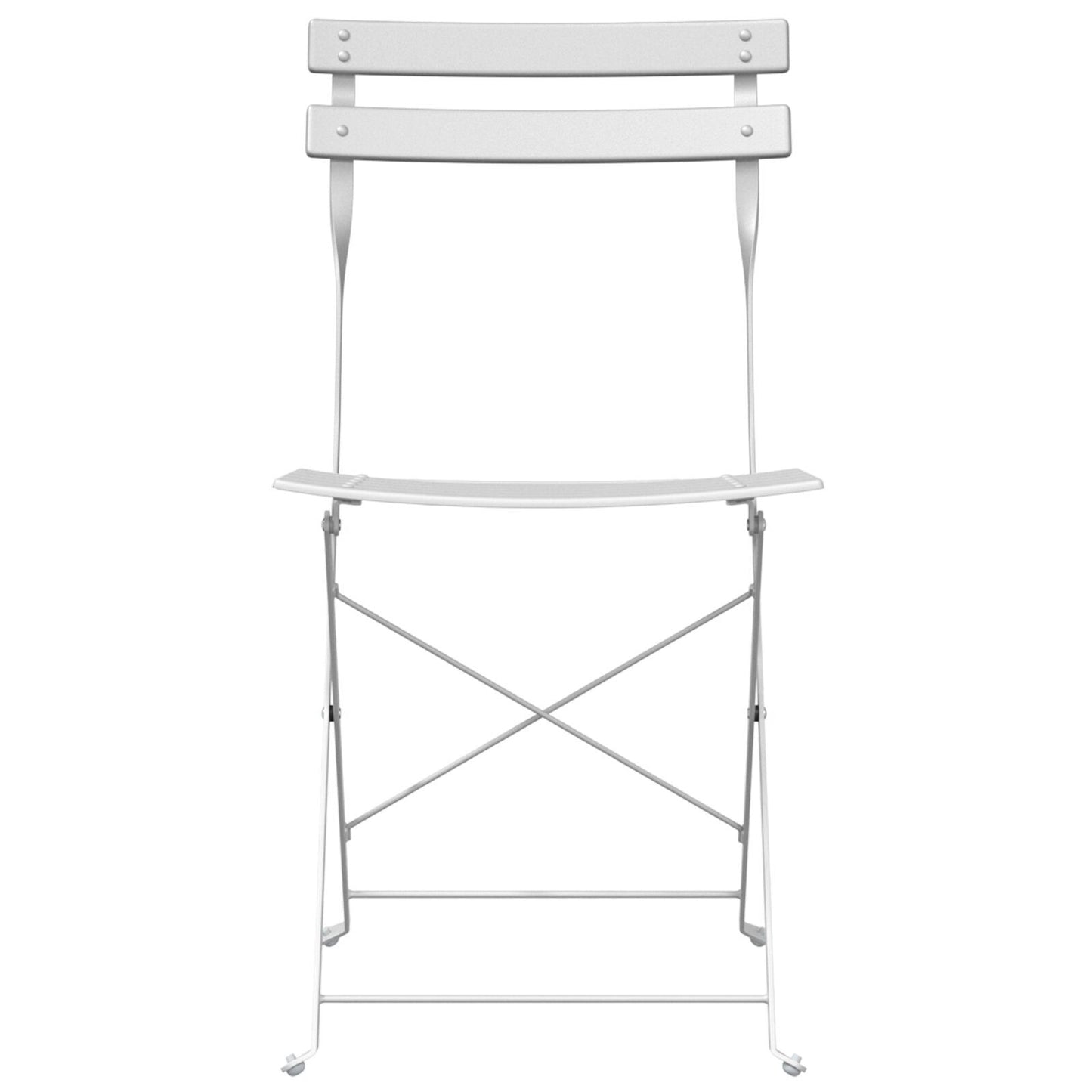 Outdoor Chairs Cool White Metal Standard Foldable Patio Chairs