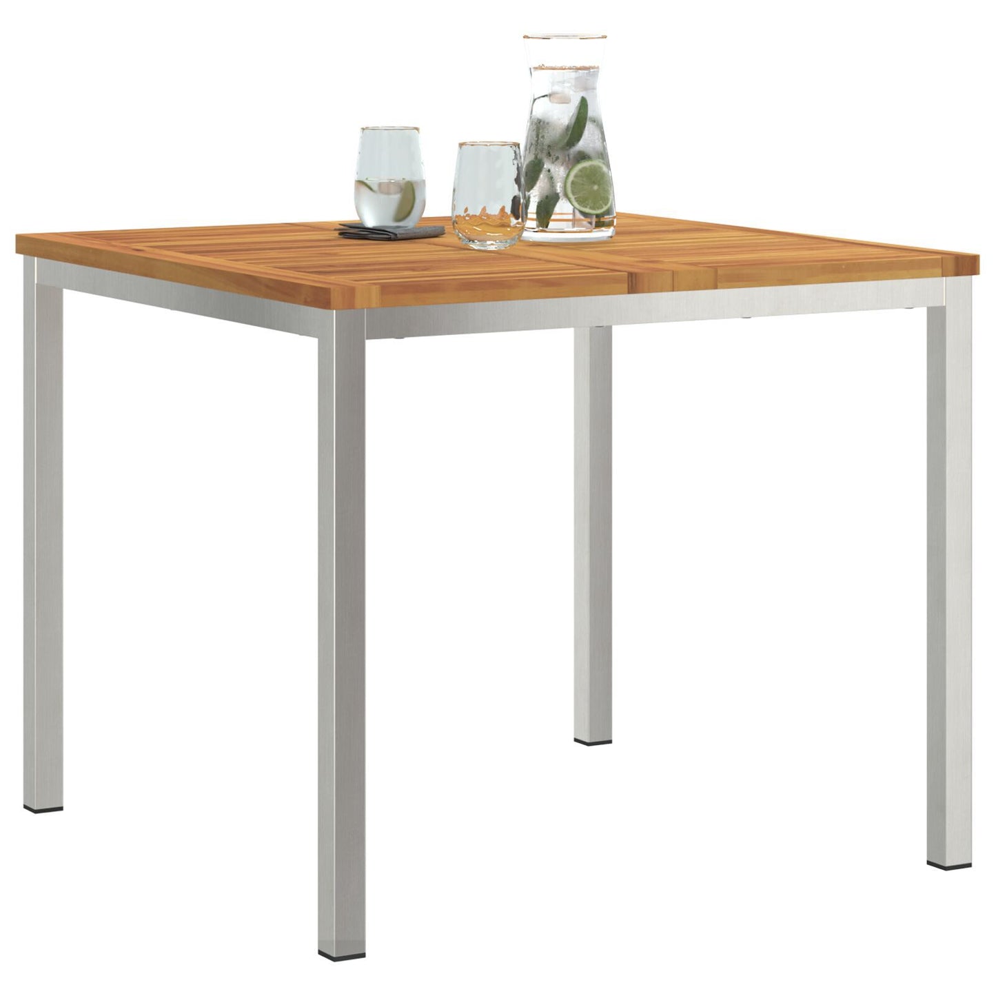Outdoor Dining Table 90x90x74.5 cm Solid Wood Acacia