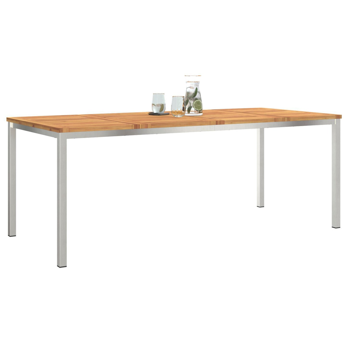 Outdoor Dining Table 200x90x74.5 cm Solid Wood Acacia