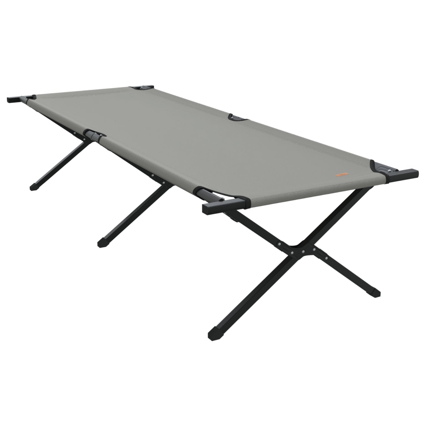 Folding Sun Beds 2 pcs with Carry Bag Grey 600D Oxford Fabric