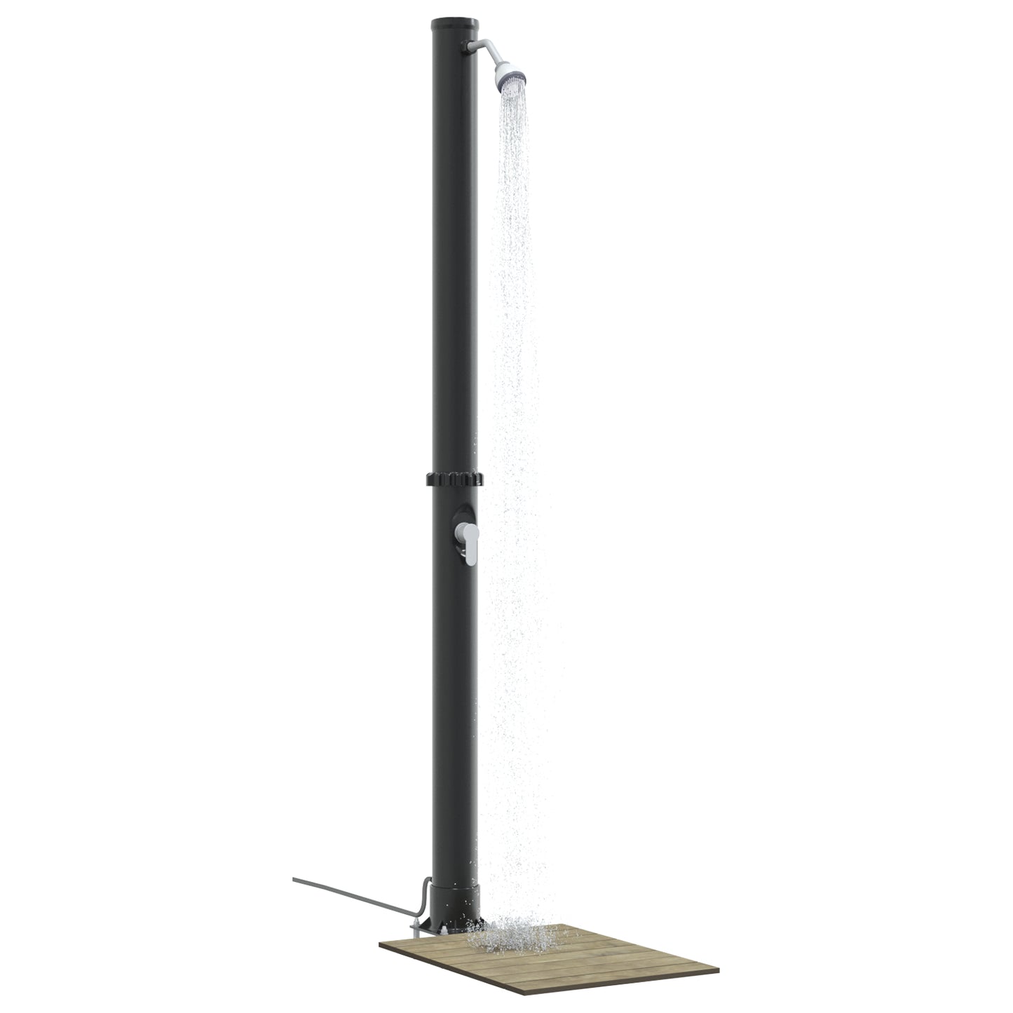 Outdoor Solar Shower 217 cm 20 L