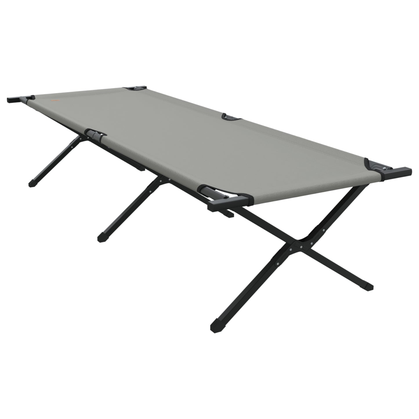 Folding Sun Beds 2 pcs with Carry Bag Grey 600D Oxford Fabric