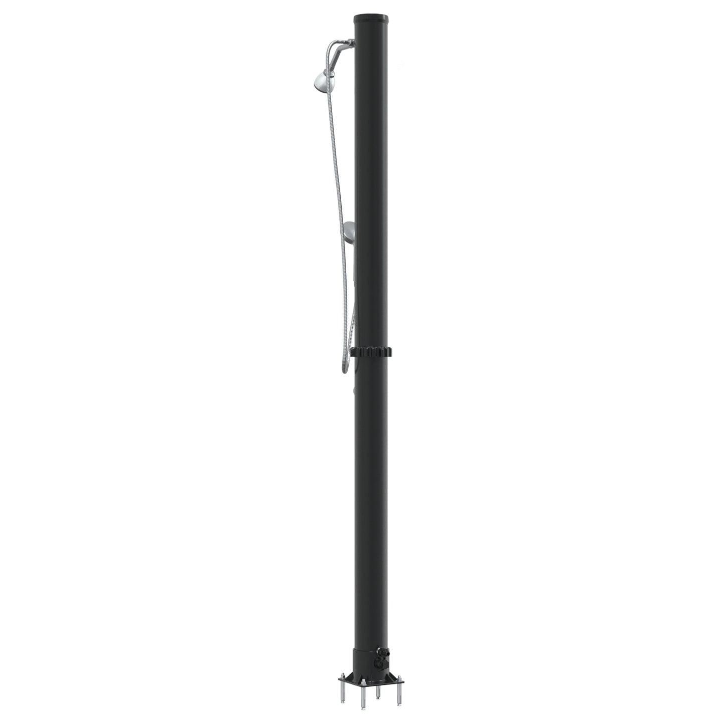 Outdoor Solar Shower with Handheld Shower Head 217 cm 20 L
