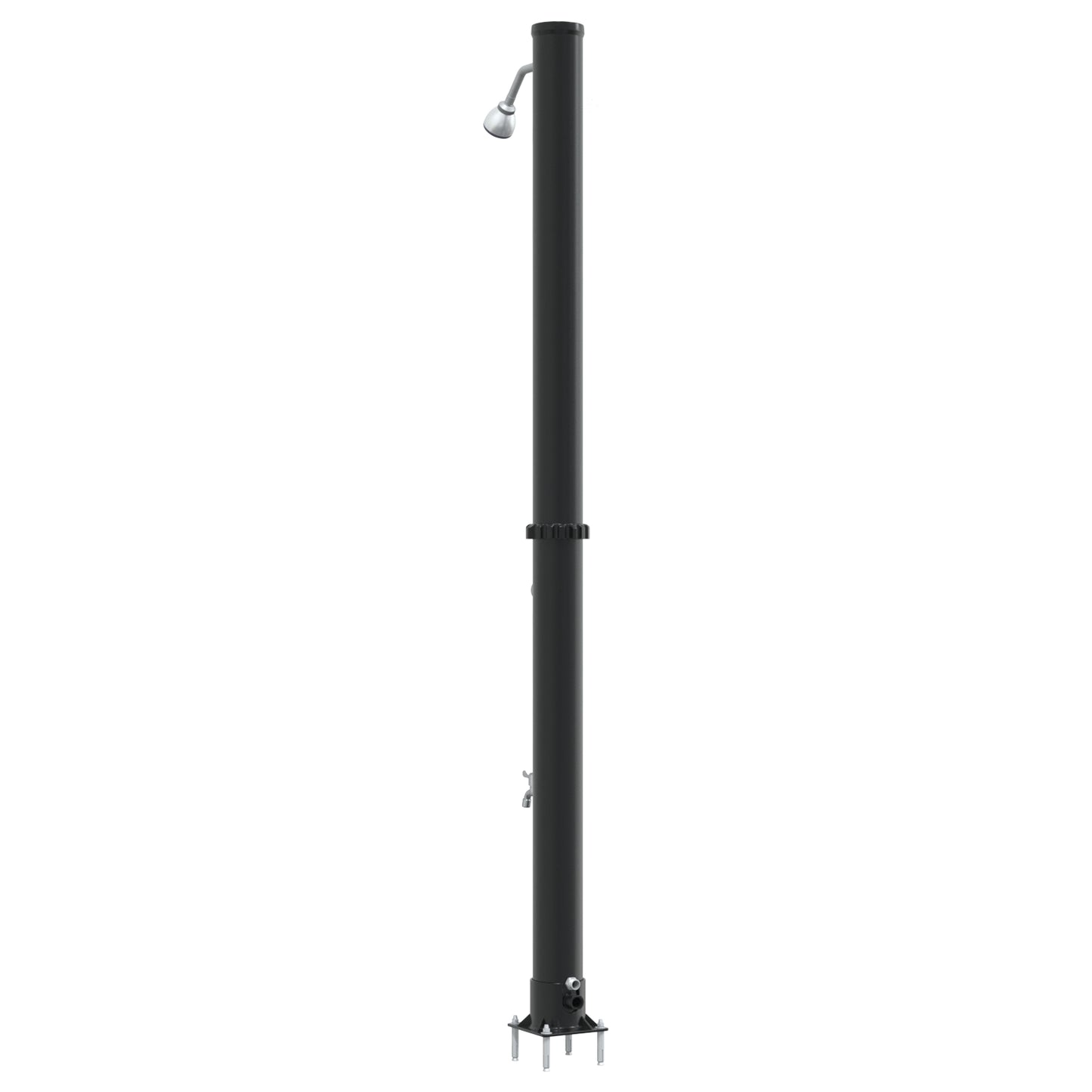 Outdoor Solar Shower with Tap 217 cm 20 L