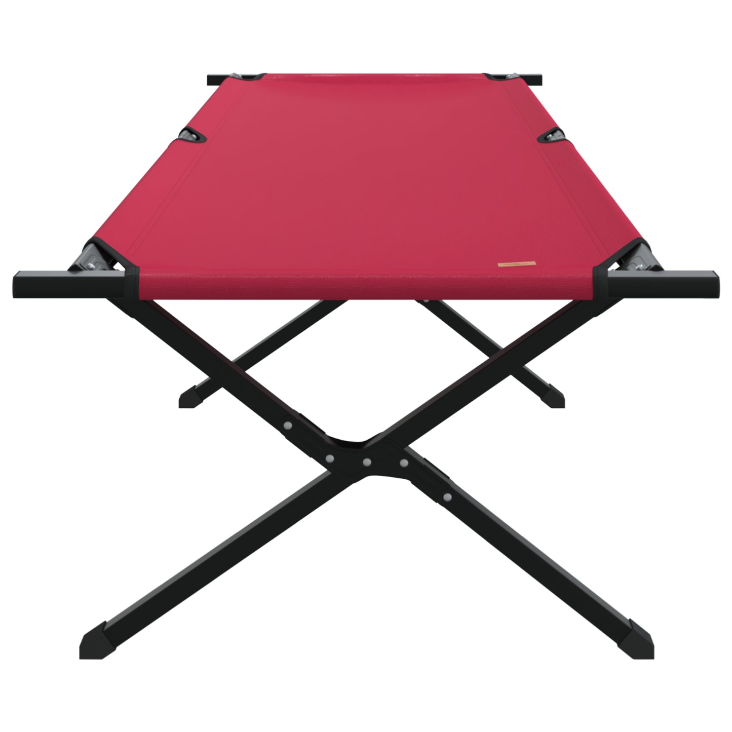 Folding Sun Bed with Carry Bag Red 600D Oxford Fabric