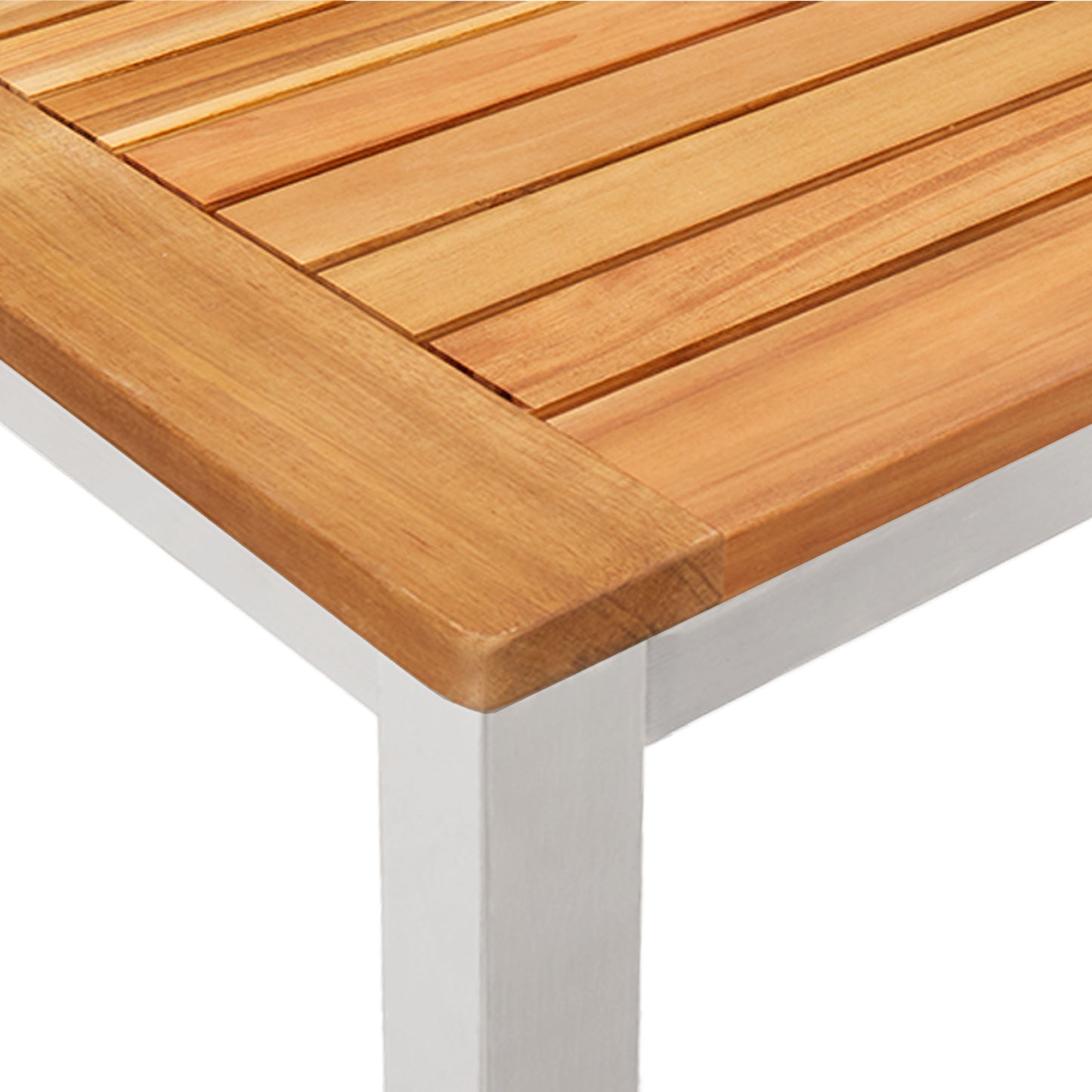 3 Piece Garden Dining Set Solid Wood Acacia, vidaXL Outdoor Dining Table 90x90x74.5 cm Solid Wood Acacia