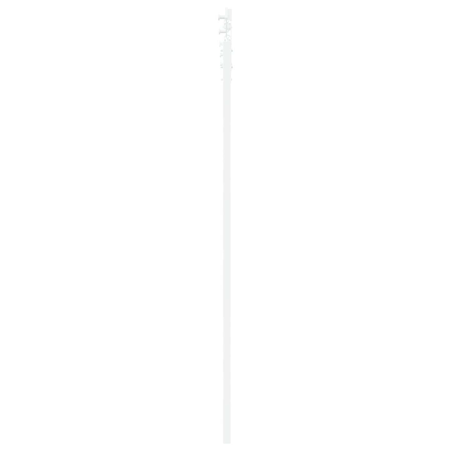 Sliding Door with Hardware Set "ORKDAL" White Solid Wood & Glass, vidaXL Interior Door with Glass "ORKDAL" White 61x198.5x4 cm