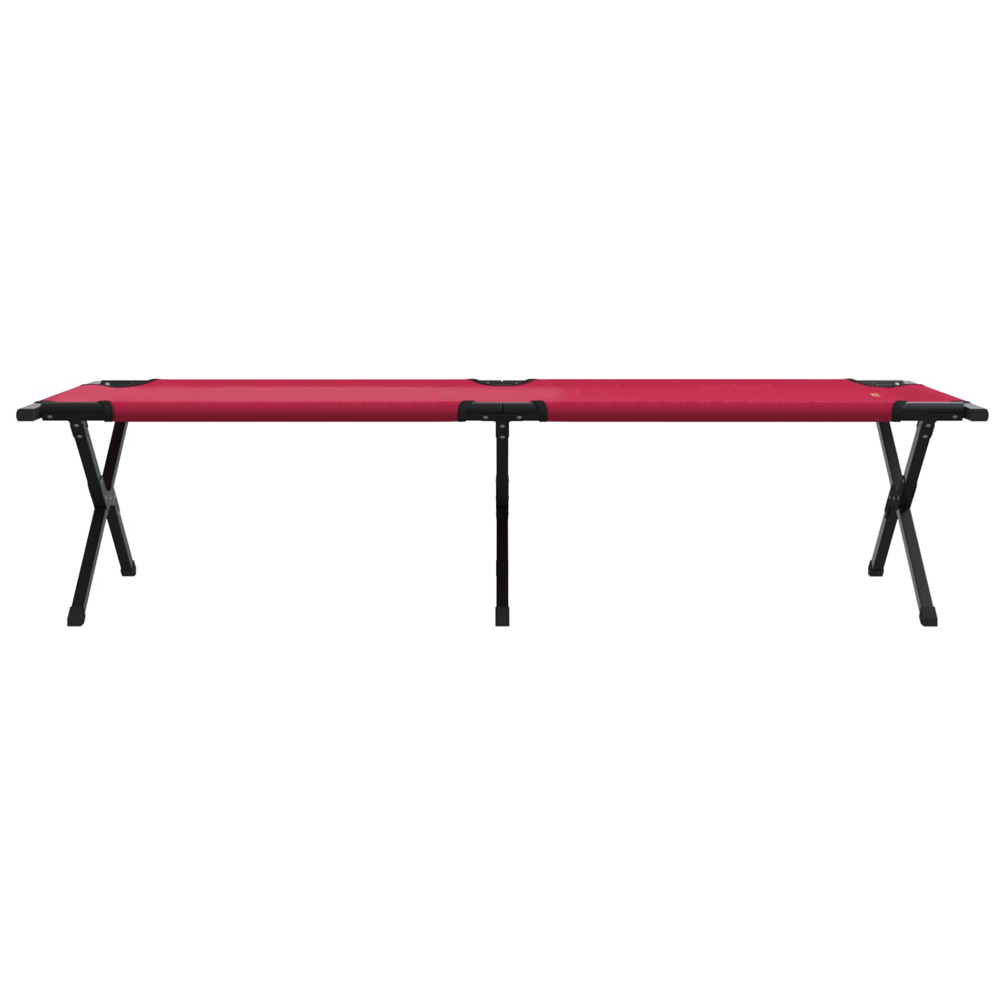 Folding Sun Beds 2 pcs with Carry Bag Red 600D Oxford Fabric