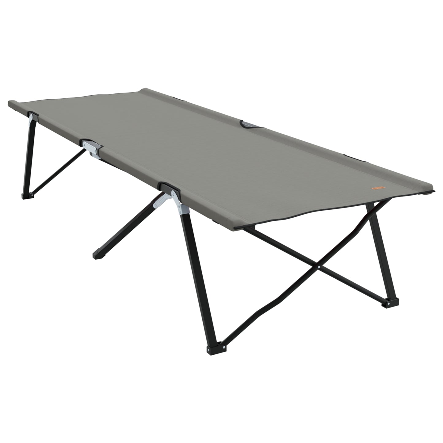 Folding Sun Beds with Carry Bags 2 pcs Grey 600D Oxford Fabric