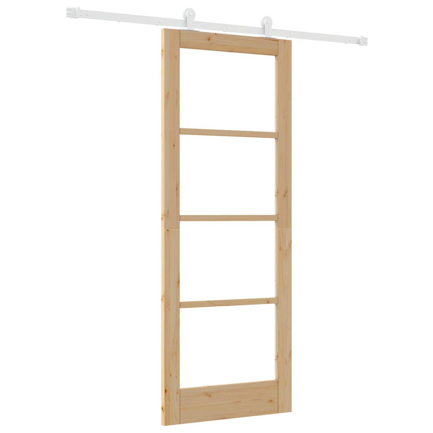 Sliding Door with Hardware Set 'ORKDAL'Solid Wood & Glass, vidaXL Interior Door with Glass 'ORKDAL'78x202x4 cm Solid Wood Pine