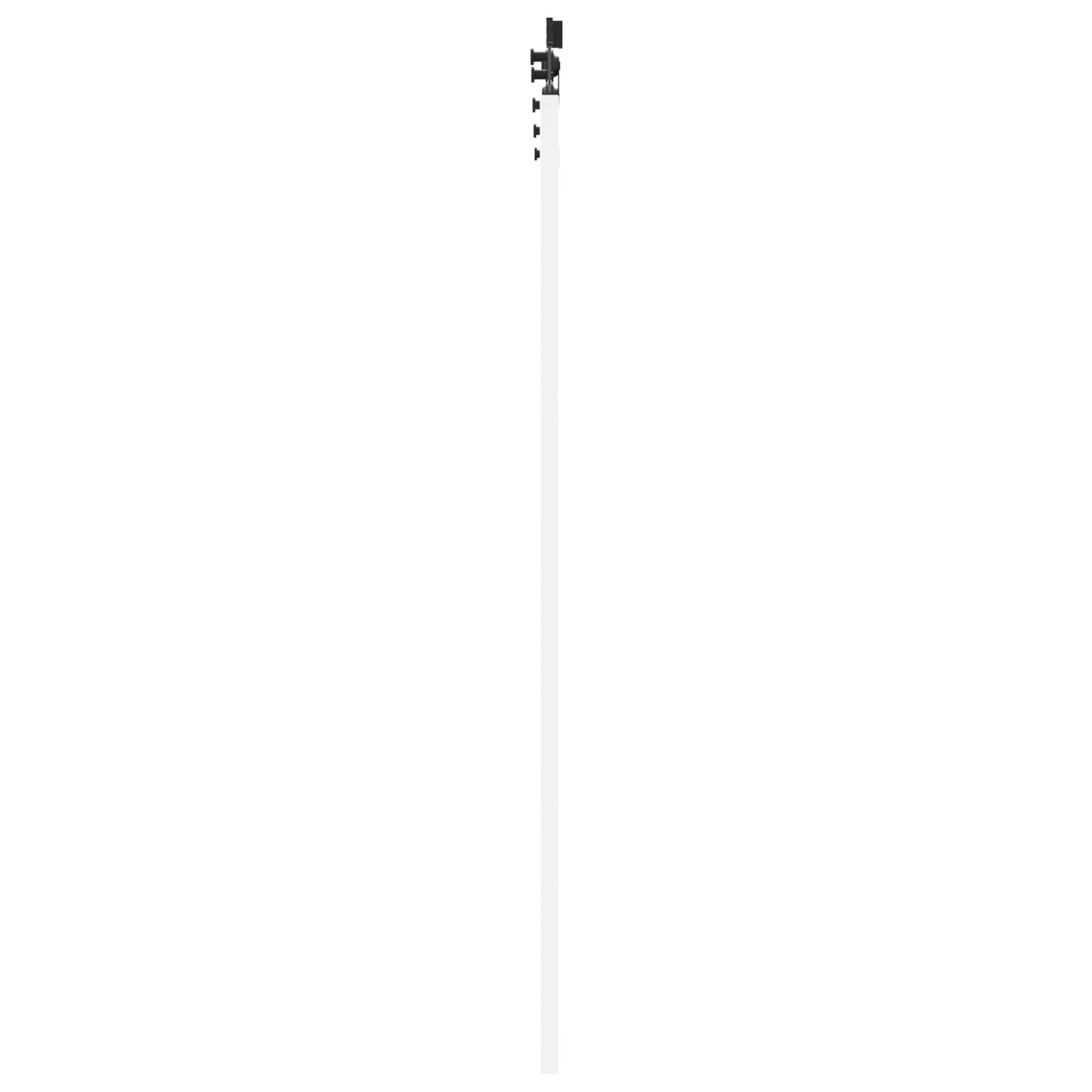 Sliding Door with Hardware Set 'ORKDAL'White Solid Wood & Glass, vidaXL Interior Door with Glass 'ORKDAL'White 73,5x198,5x4 cm