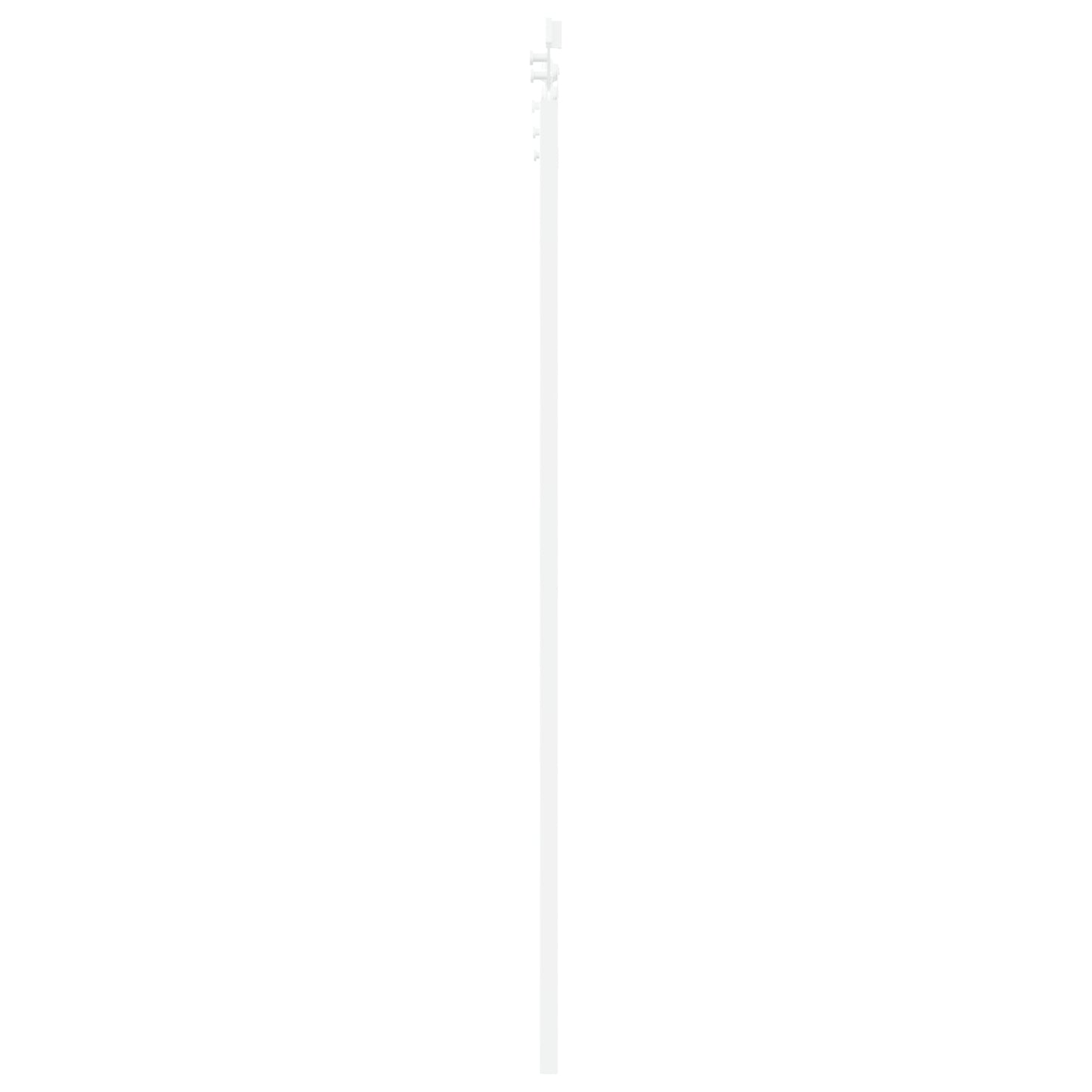 Sliding Door with Hardware Set 'ORKDAL'White Solid Wood & Glass, vidaXL Interior Door with Glass 'ORKDAL'White 61x198,5x4 cm