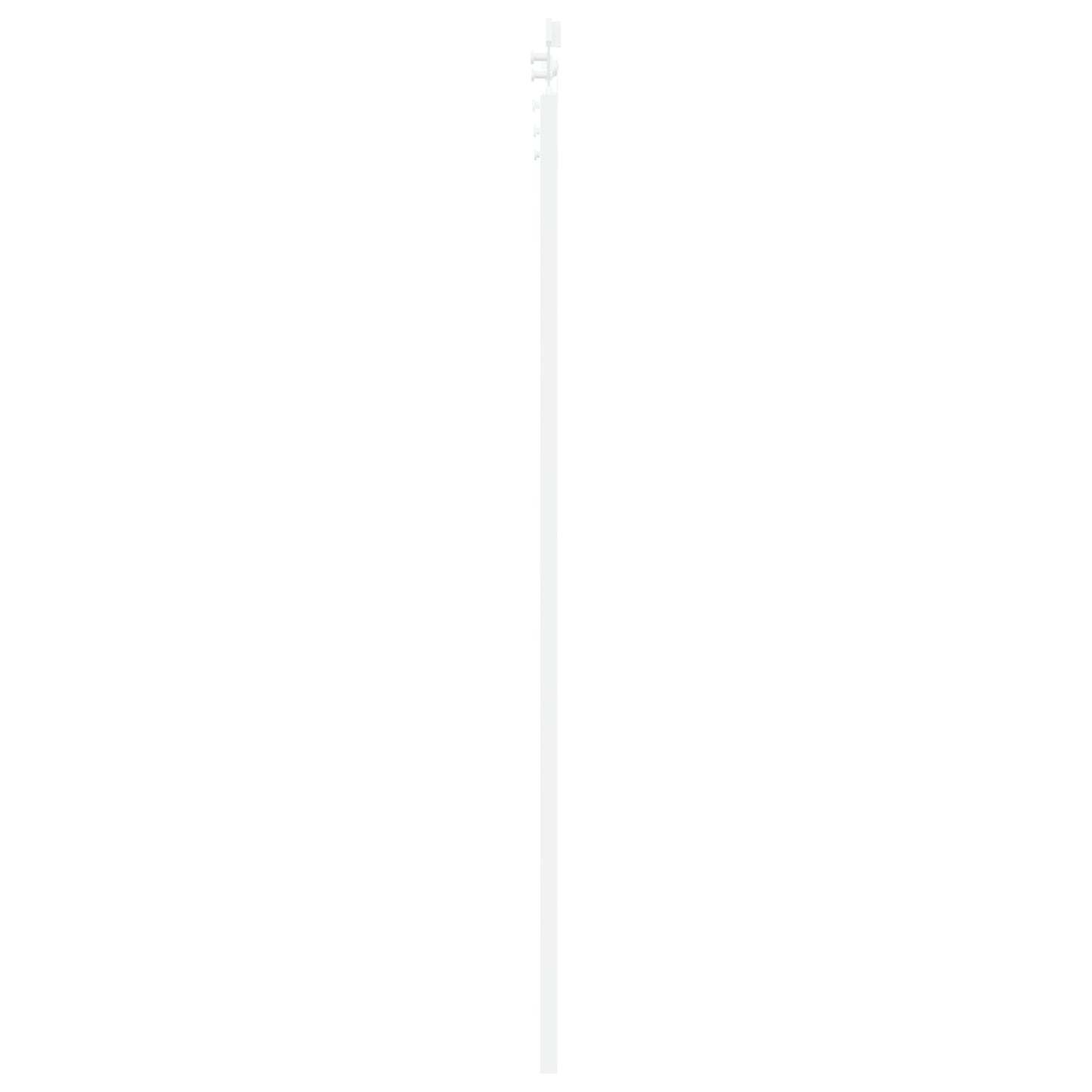 Sliding Door with Hardware Set 'ORKDAL'White Solid Wood & Glass, vidaXL Interior Door with Glass 'ORKDAL'White 73.5x211x4 cm