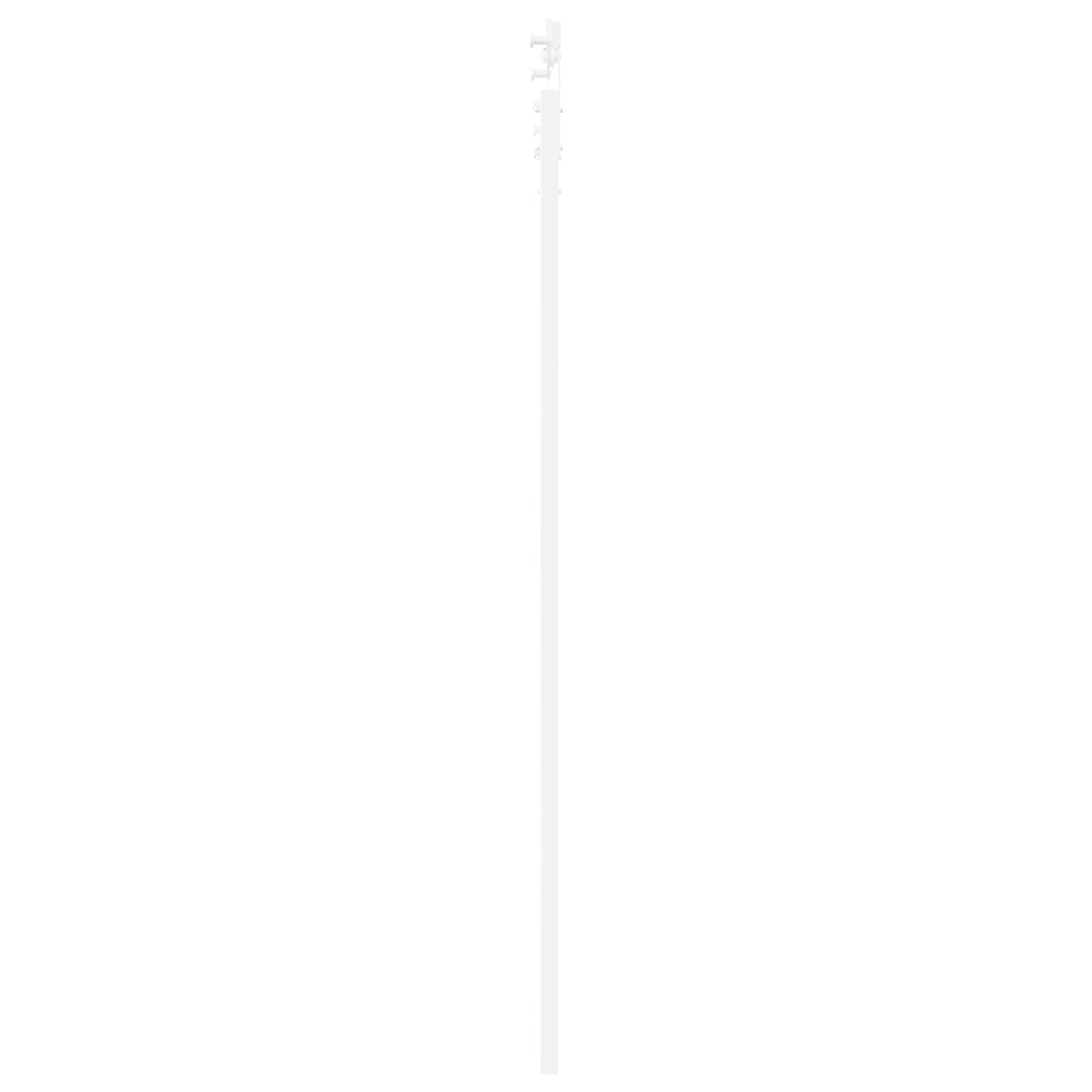 Sliding Door with Hardware Set 'ORKDAL'White Solid Wood & Glass, vidaXL Interior Door with Glass 'ORKDAL'White 83x211x4 cm