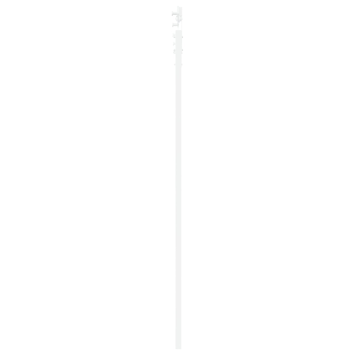 Sliding Door with Hardware Set 'ORKDAL'White Solid Wood & Glass, vidaXL Interior Door with Glass 'ORKDAL'White 83x202x4 cm