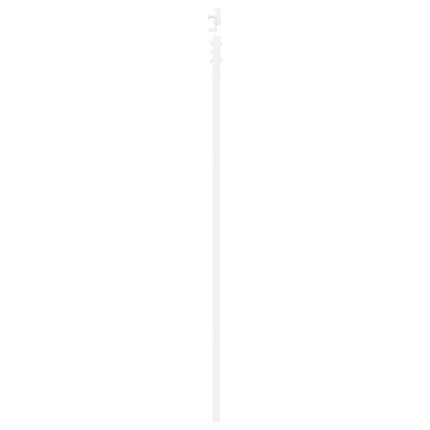 Sliding Door with Hardware Set "ORKDAL" White Solid Wood & Glass, vidaXL Interior Door with Glass "ORKDAL" White 86x198.5x4 cm